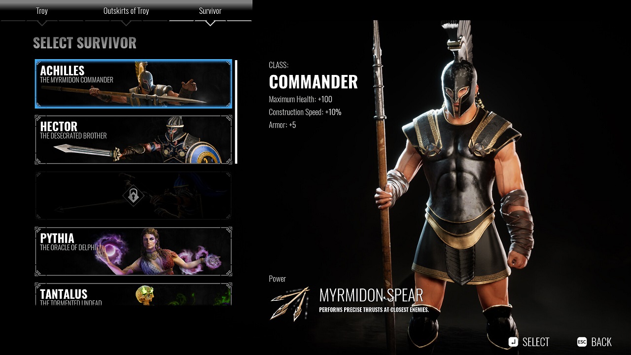 Achilles Survivor — Скриншот №2