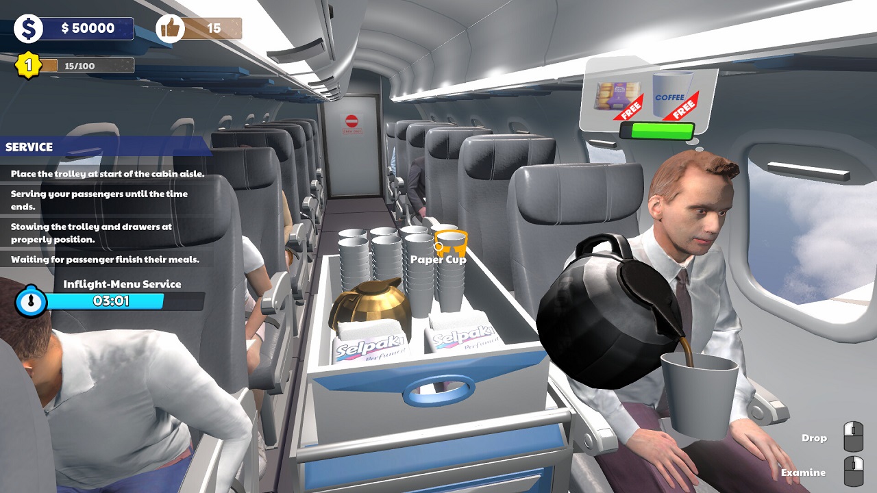 Cabin Crew Life Simulator — Скриншот №3 Cabin Crew Life Simulator — Скриншот №3