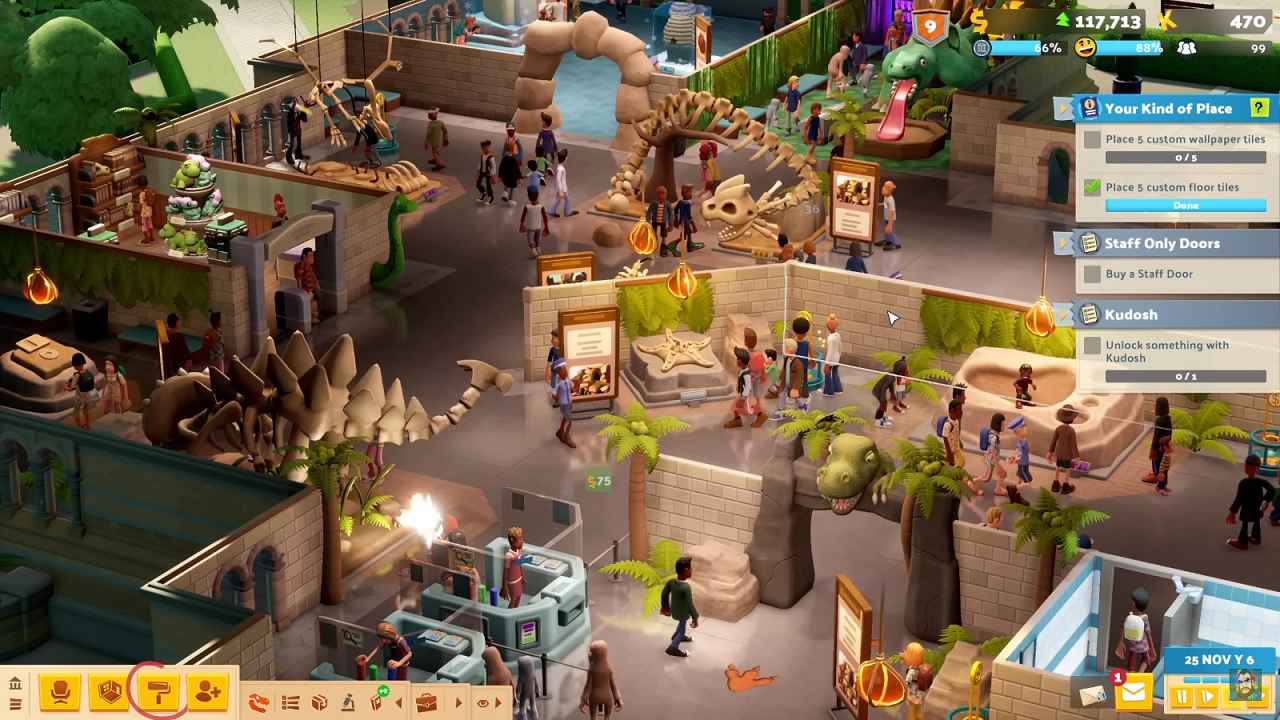 Two Point Museum — Скриншот №1 Two Point Museum — Скриншот №1