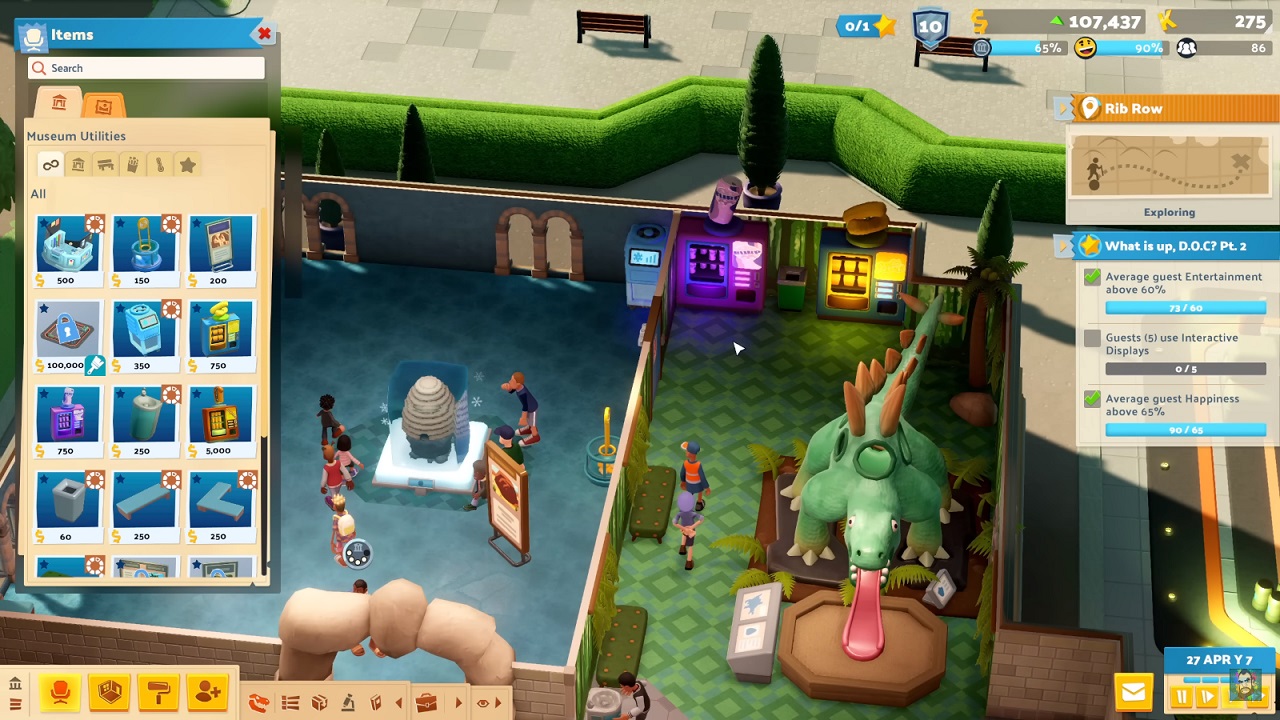 Two Point Museum — Скриншот №3 Two Point Museum — Скриншот №3