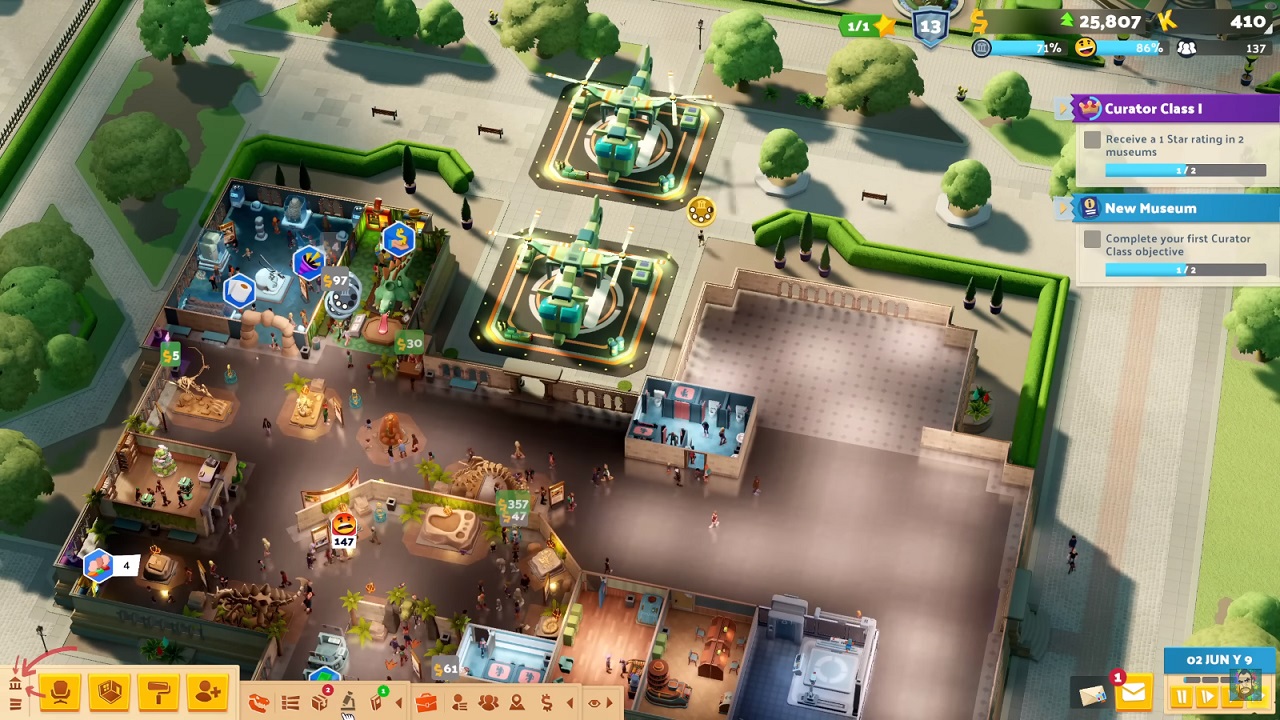 Two Point Museum — Скриншот №6 Two Point Museum — Скриншот №6