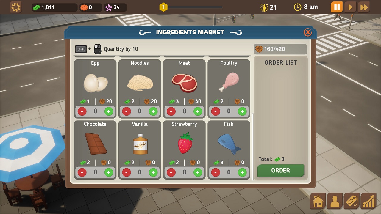 Food Park Manager — Скриншот №3