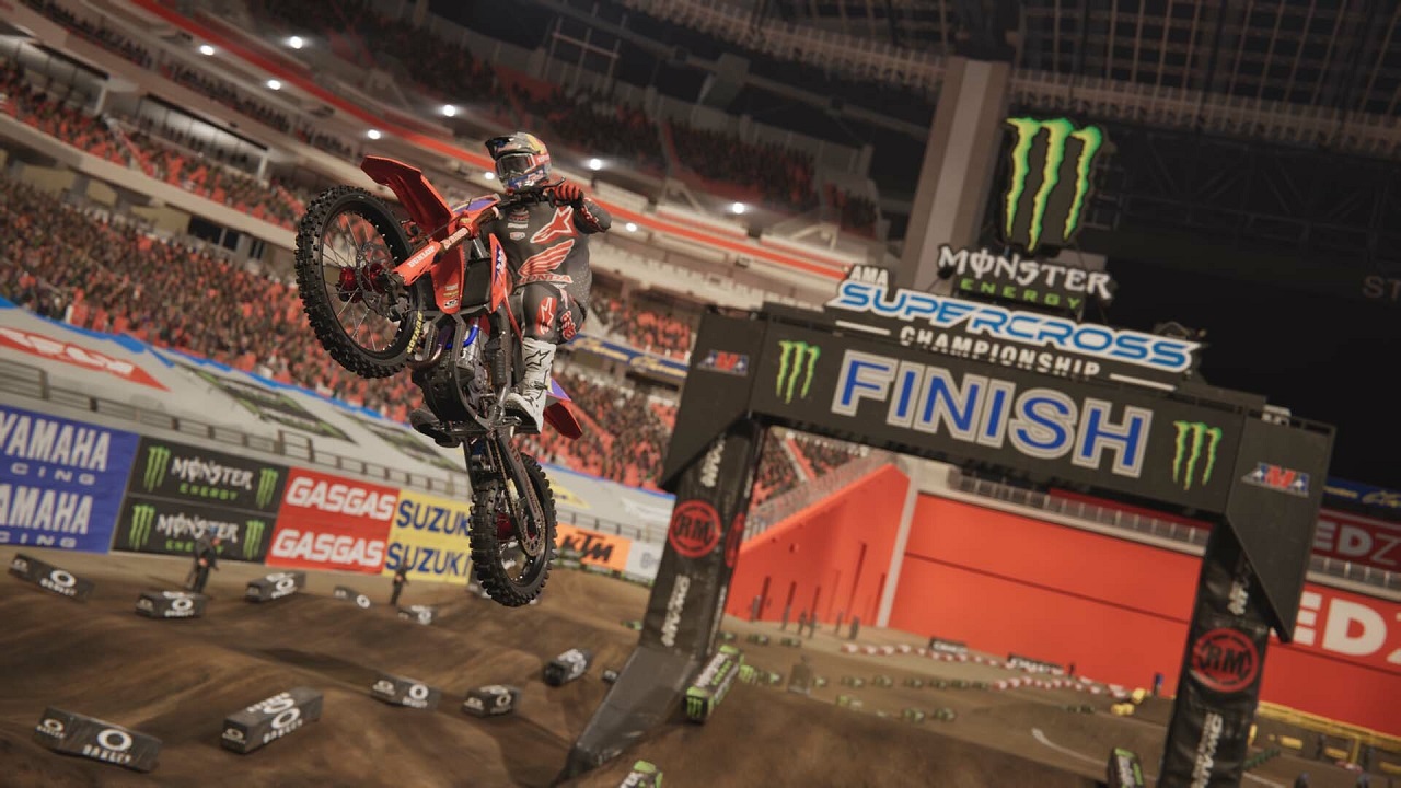 Monster Energy Supercross 25 — Скриншот №1 Monster Energy Supercross 25 — Скриншот №1