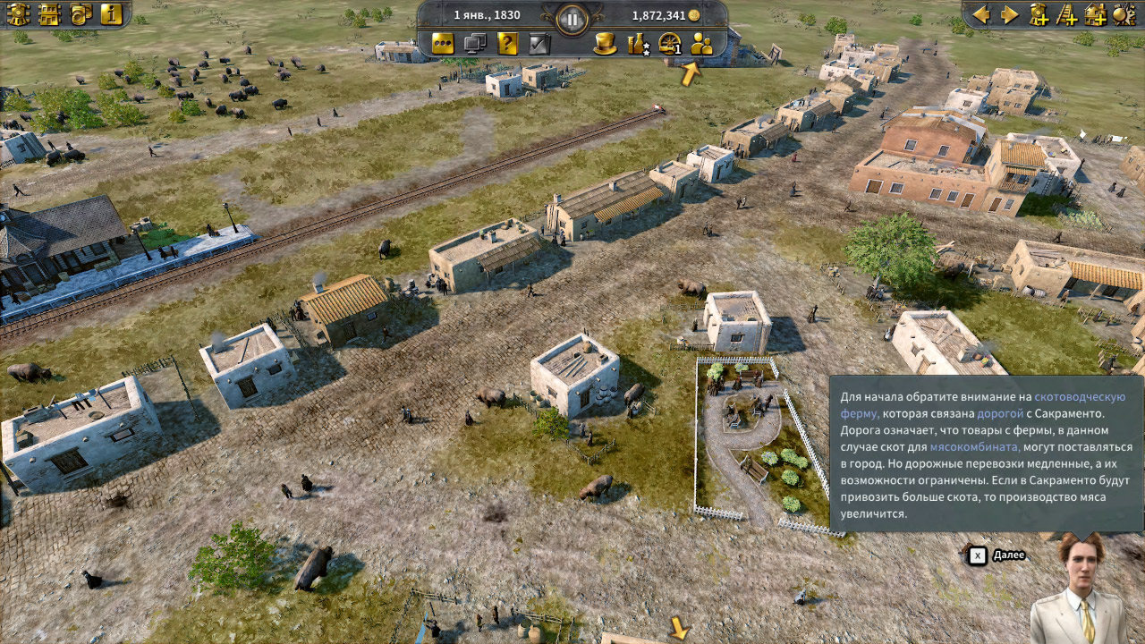 Railway Empire 2 — Скриншот №2 Railway Empire 2 — Скриншот №2