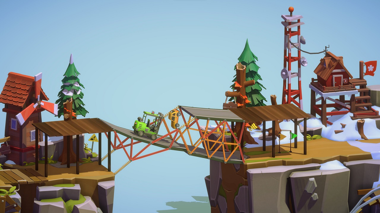 Poly Bridge 3 — Скриншот №2 Poly Bridge 3 — Скриншот №2