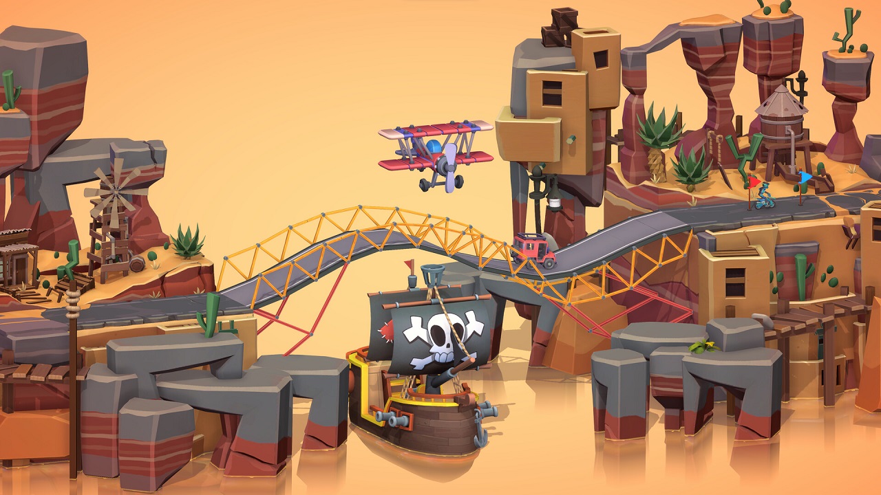 Poly Bridge 3 — Скриншот №3 Poly Bridge 3 — Скриншот №3