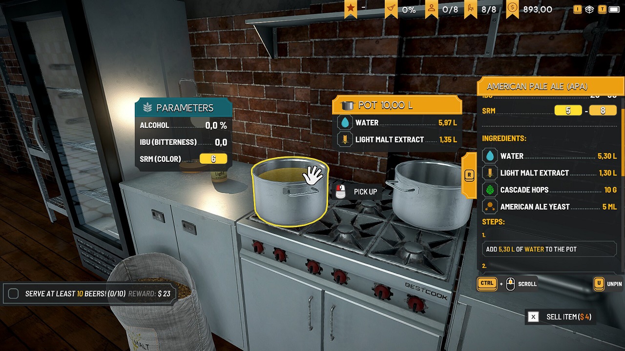 Brewpub Simulator — Скриншот №1 Brewpub Simulator — Скриншот №1