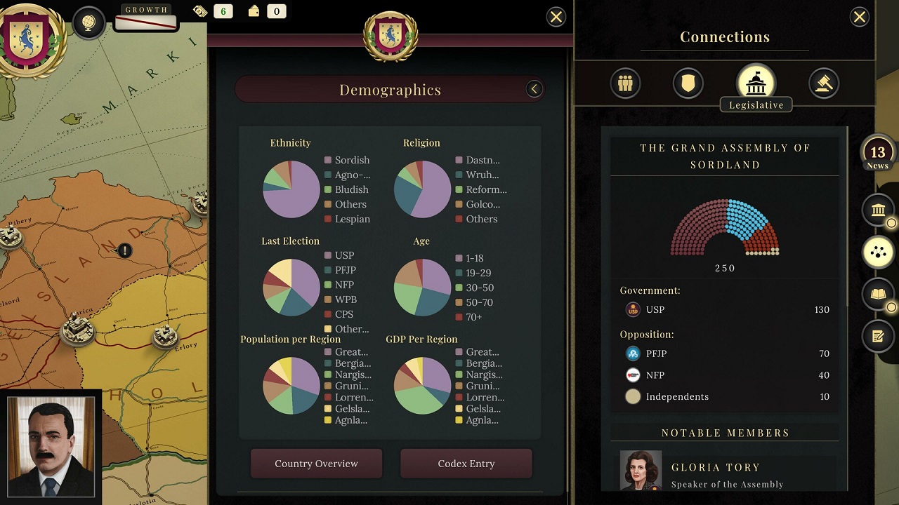 Suzerain — Скриншот №3