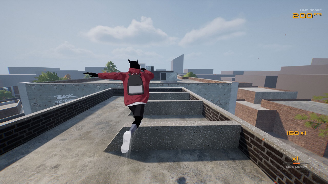 Rooftops & Alleys The Parkour Game — Скриншот №2