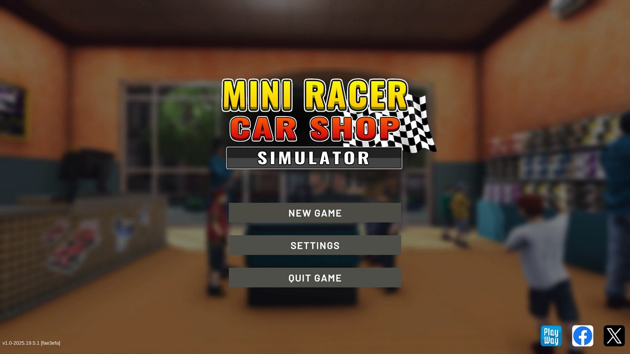 Mini Racer Car Shop Simulator — Скриншот №1