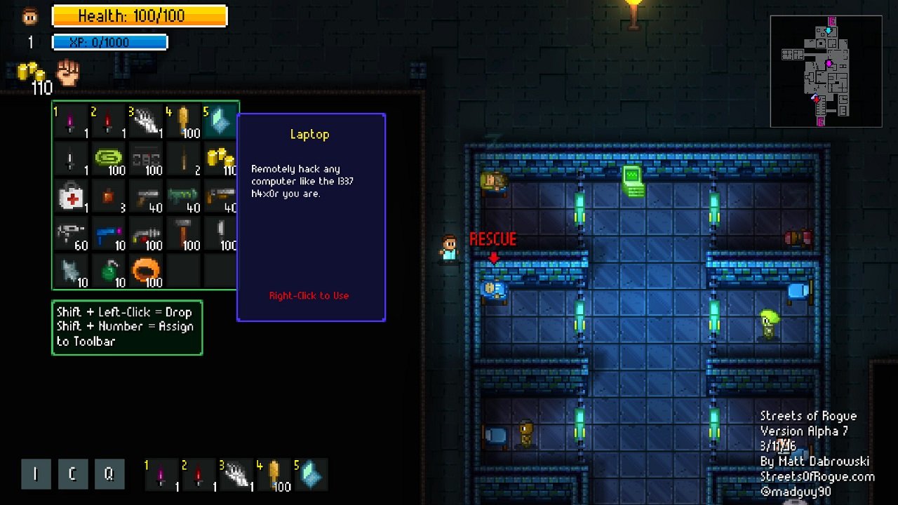 Streets of Rogue — Скриншот №6 Streets of Rogue — Скриншот №6