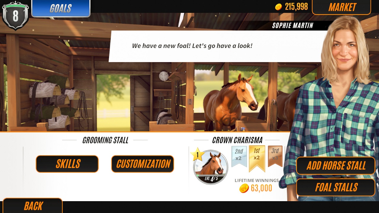 Rival Stars Horse Racing Desktop Edition — Скриншот №4 Rival Stars Horse Racing Desktop Edition — Скриншот №4