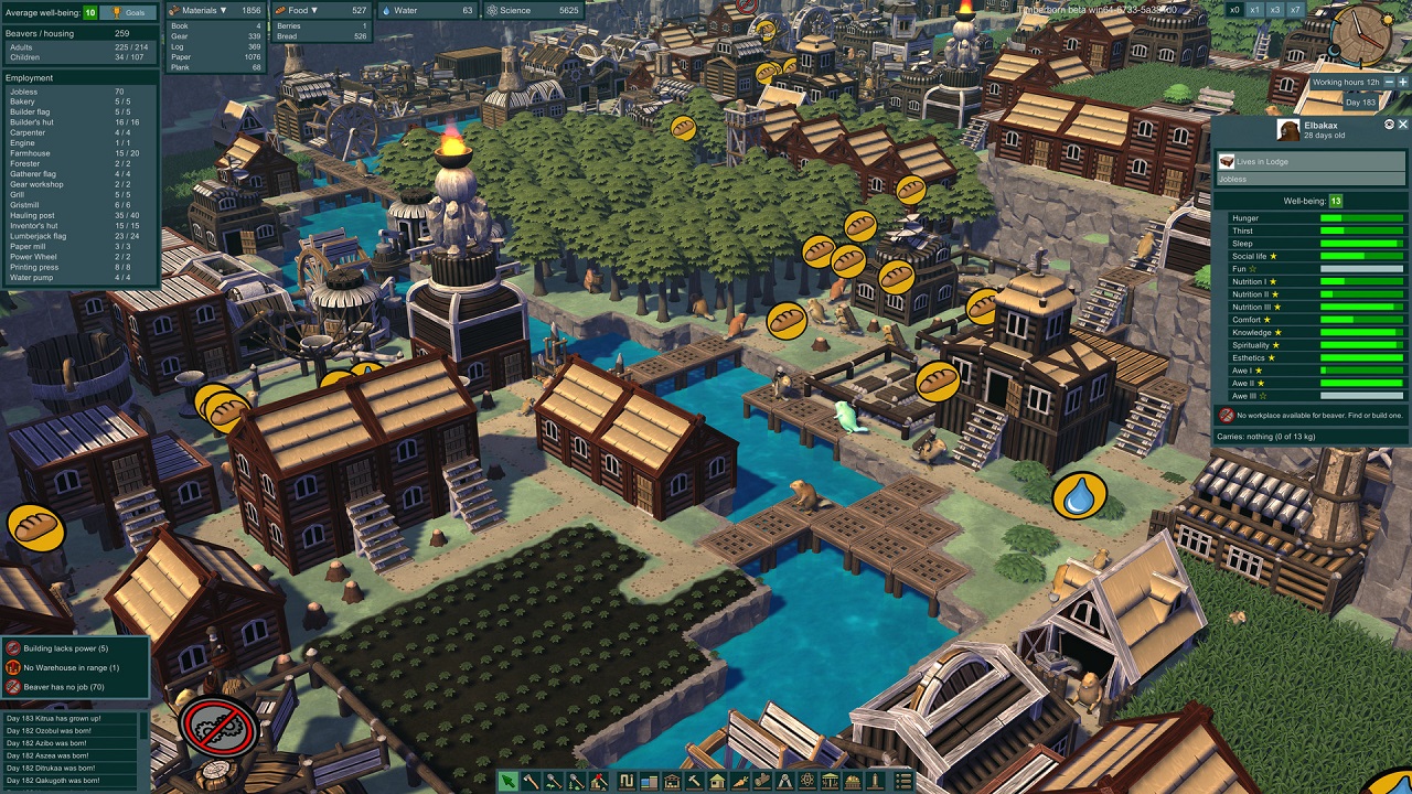 Timberborn — Скриншот №4 Timberborn — Скриншот №4