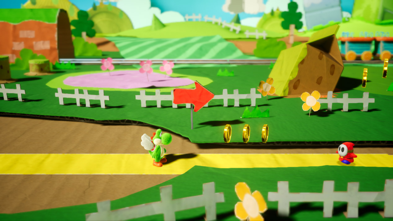 Yoshis Crafted World — Скриншот №4 Yoshis Crafted World — Скриншот №4