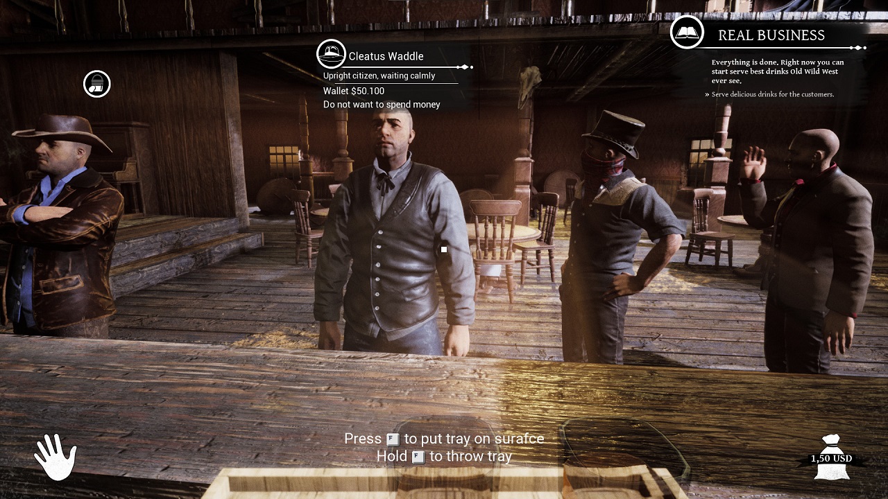 Saloon Simulator — Скриншот №1