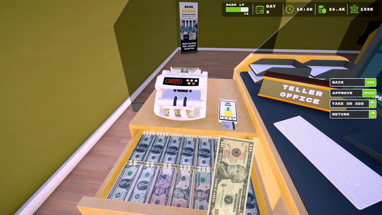 Bank Simulator — Скриншот №1 Bank Simulator — Скриншот №1