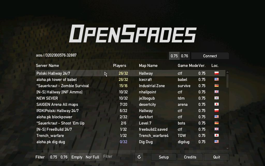 OpenSpades — Скриншот №1 OpenSpades — Скриншот №1