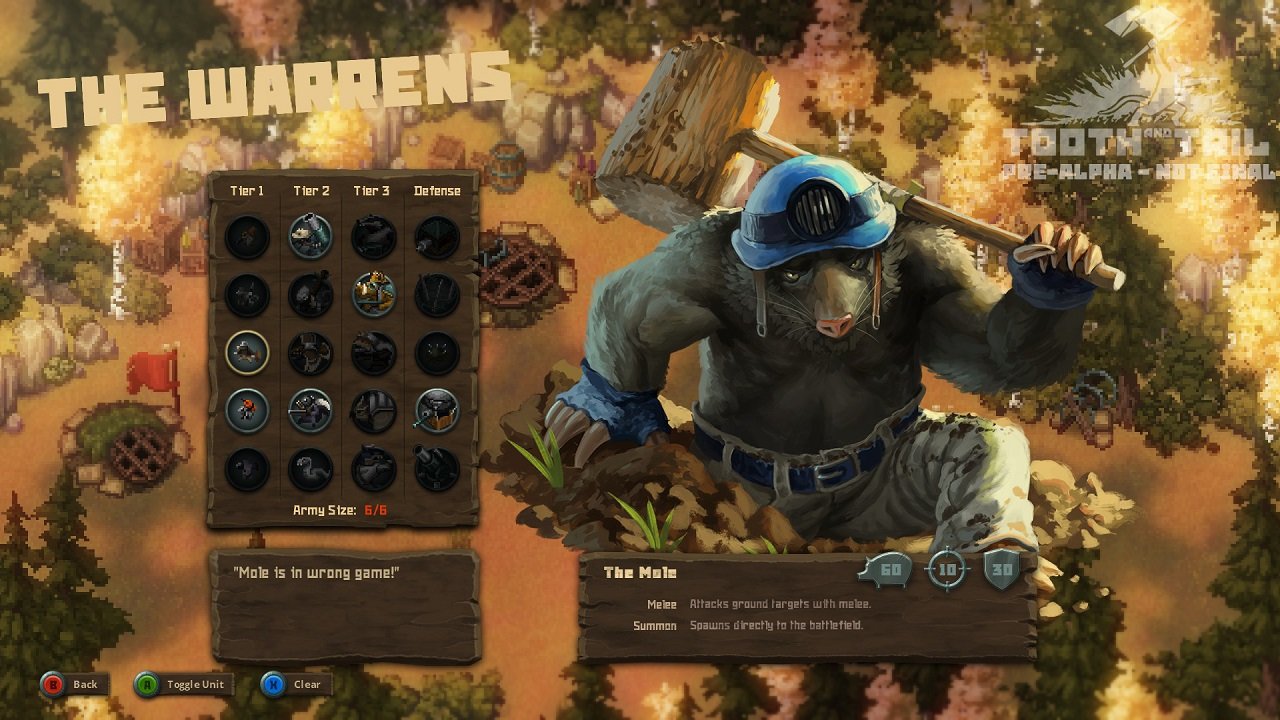 Tooth and Tail — Скриншот №6 Tooth and Tail — Скриншот №6