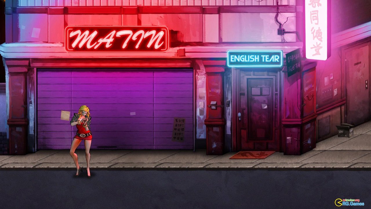 Double Dragon: Neon — Скриншот №1 Double Dragon: Neon — Скриншот №1