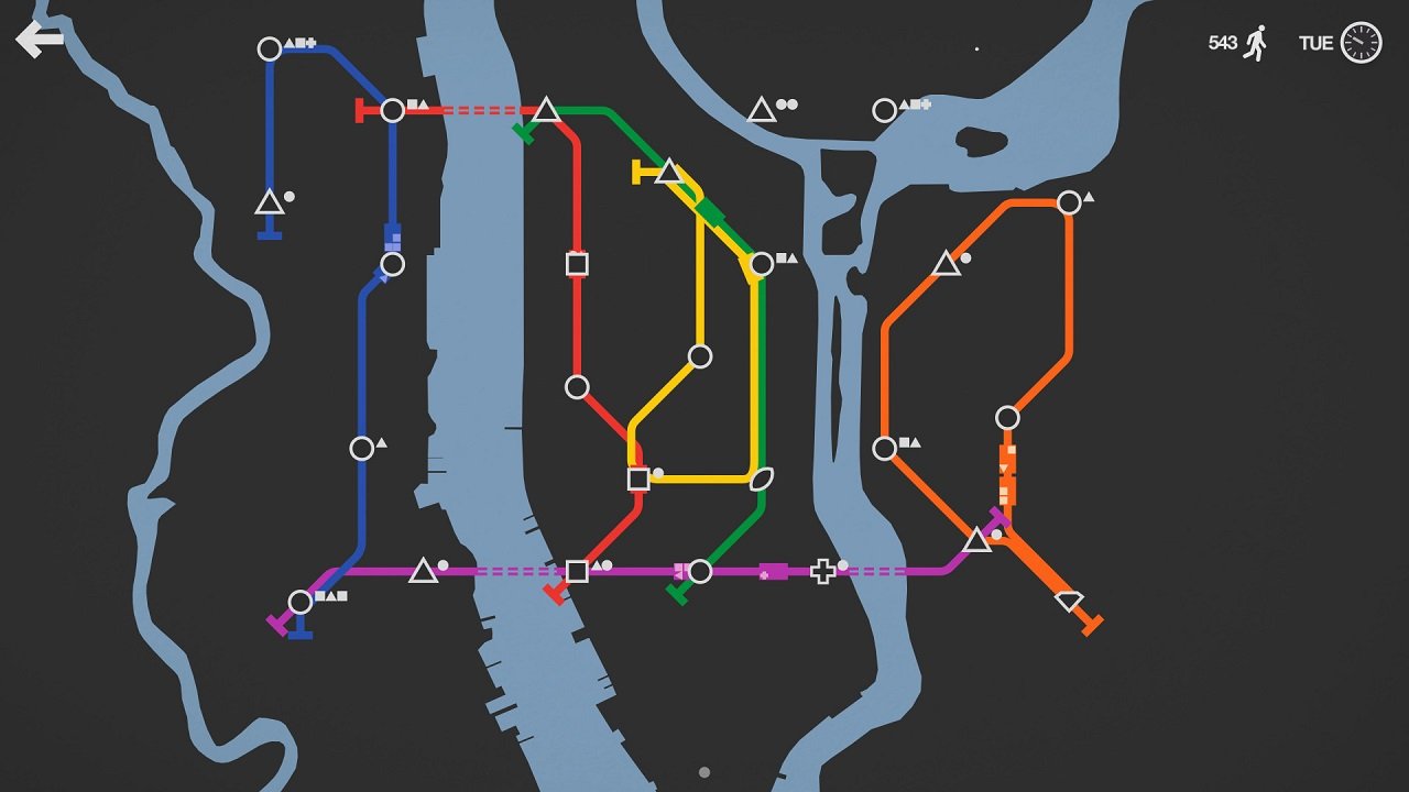 Mini Metro — Скриншот №4 Mini Metro — Скриншот №4