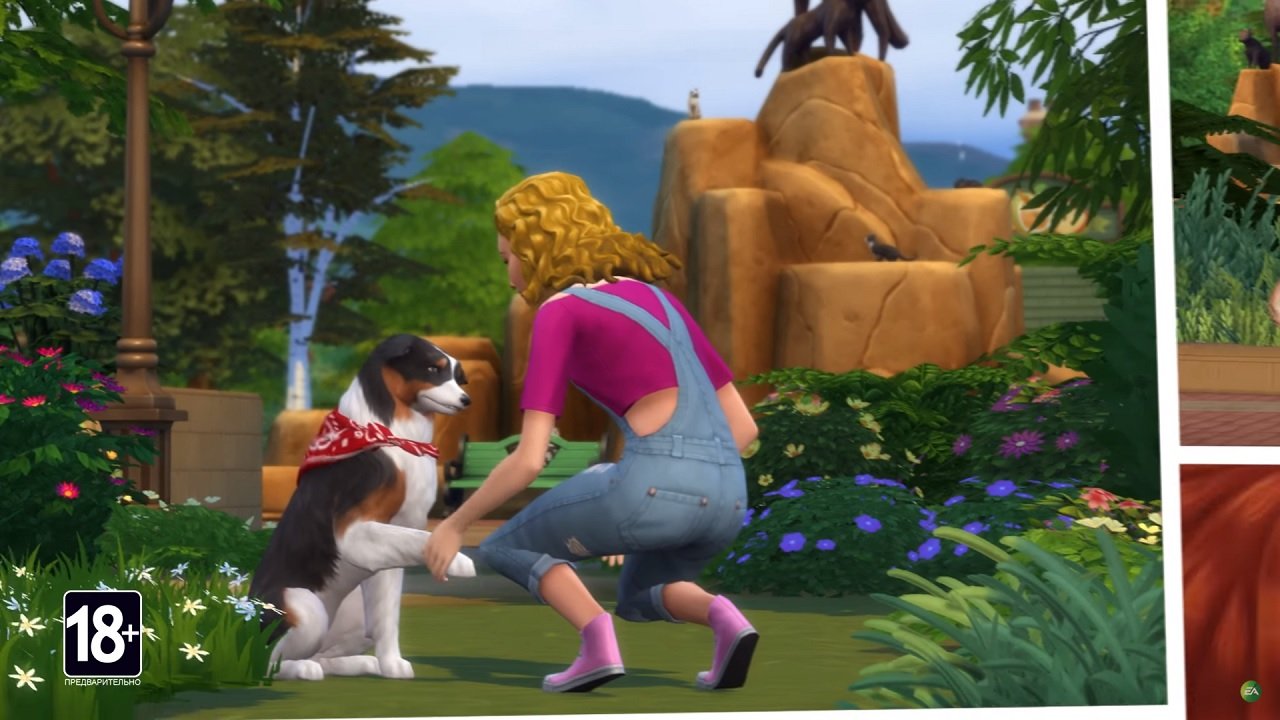 Симс 4 Кошки и Собаки — Скриншот №1