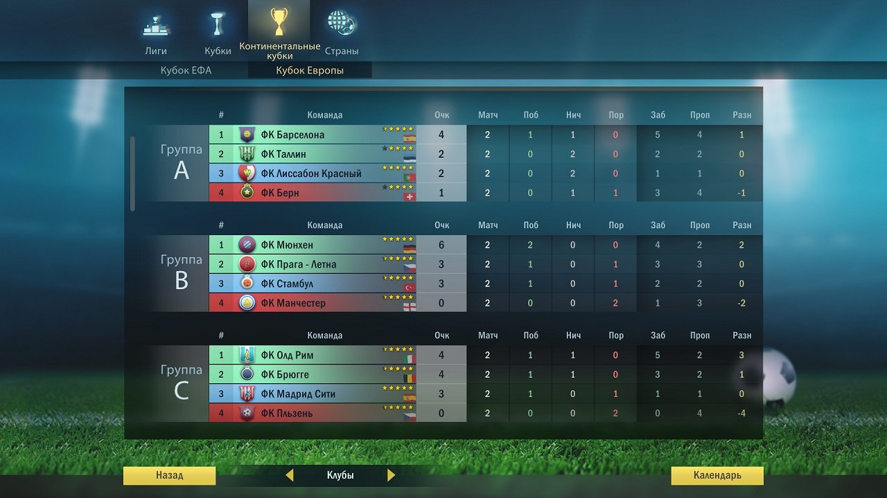 Football, Tactics & Glory — Скриншот №5 Football, Tactics & Glory — Скриншот №5