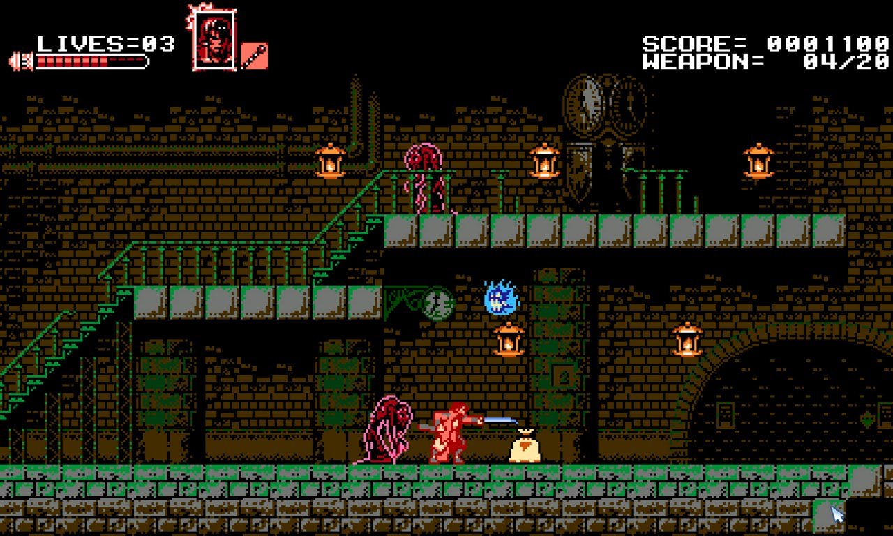 Bloodstained Curse of the Moon — Скриншот №6 Bloodstained Curse of the Moon — Скриншот №6