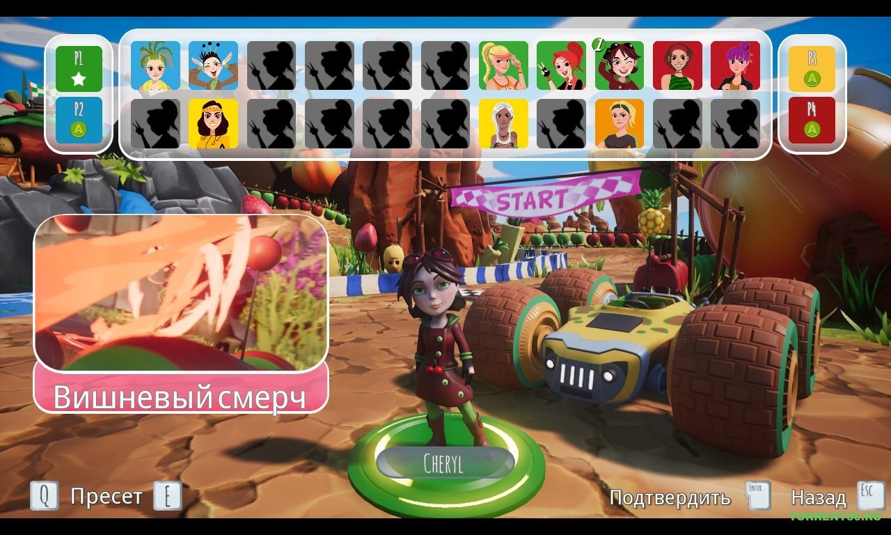 All-Star Fruit Racing — Скриншот №2