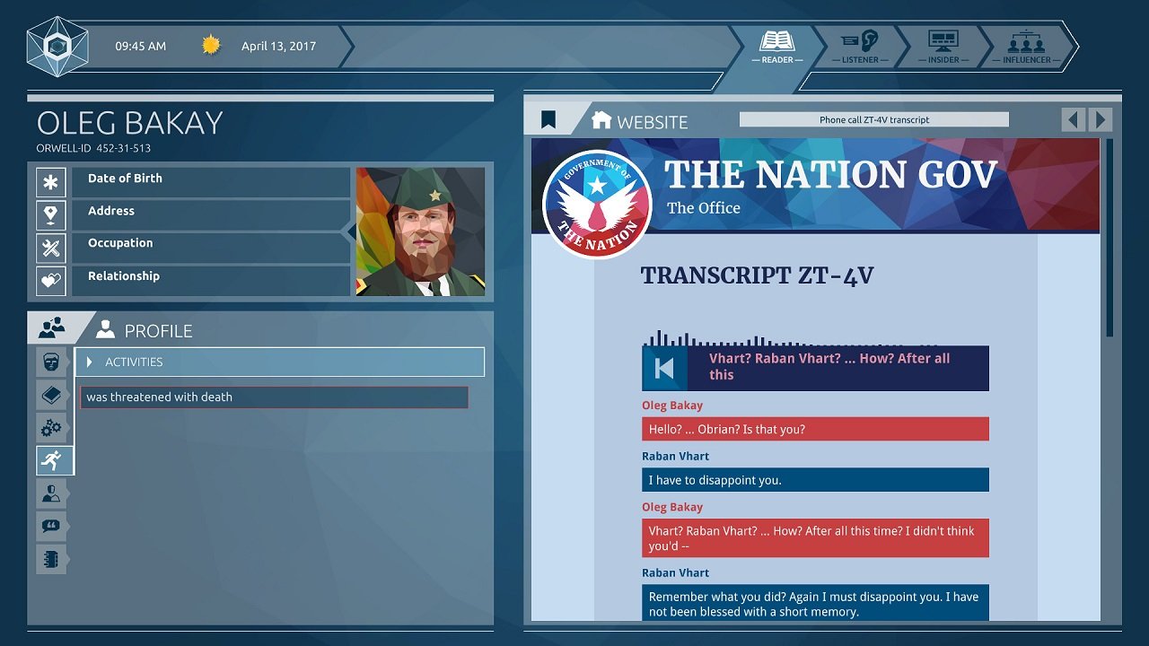 Orwell — Скриншот №4 Orwell — Скриншот №4