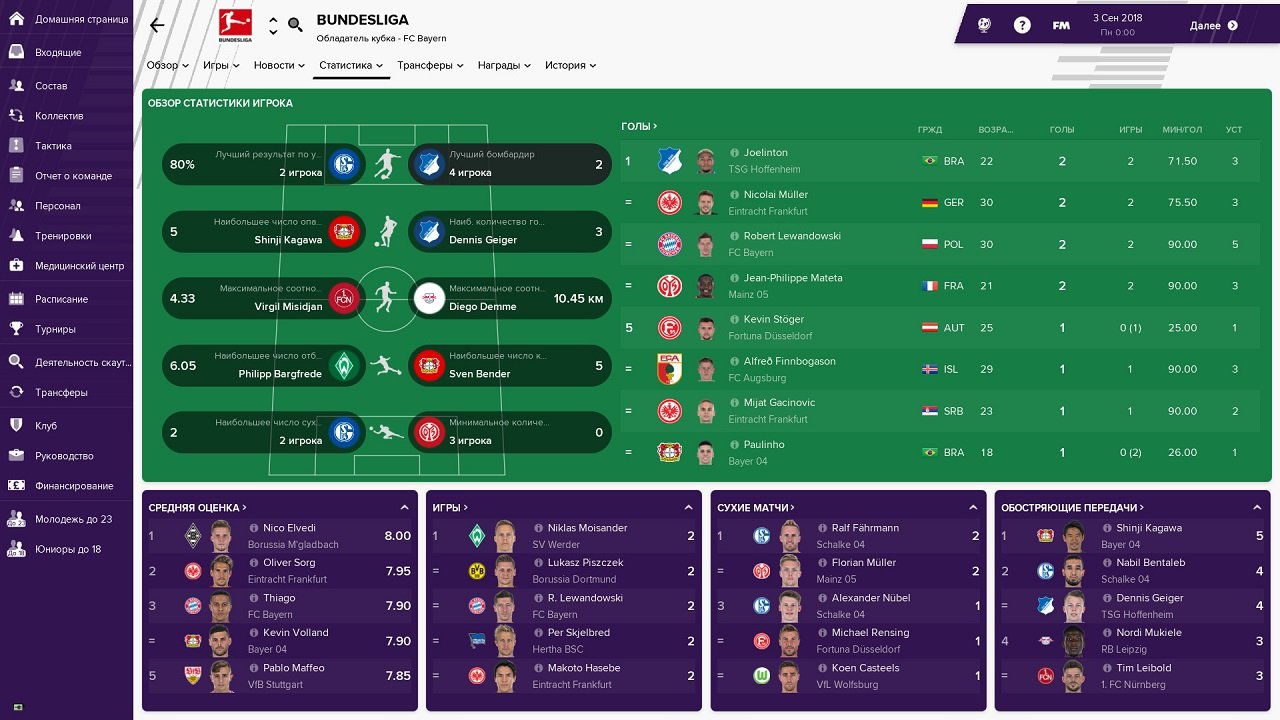 Football Manager 2019 — Скриншот №1