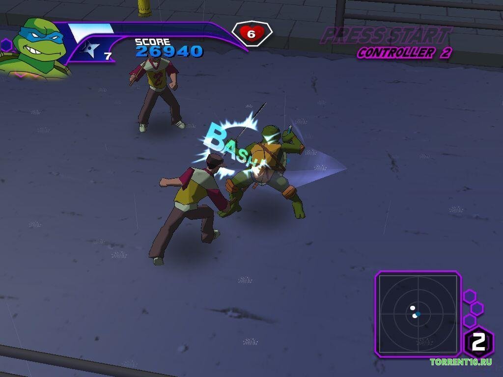 Черепашки Ниндзя 2003 — Скриншот №2