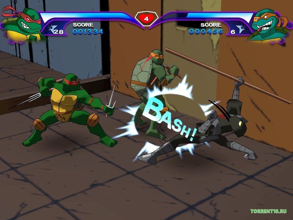 Черепашки Ниндзя 2003 — Скриншот №1
