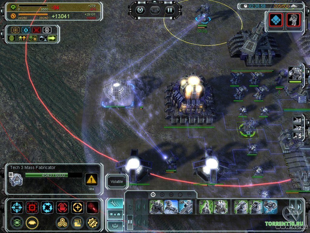 Supreme Commander Forged Alliance Механики — Скриншот №5 Supreme Commander Forged Alliance Механики — Скриншот №5