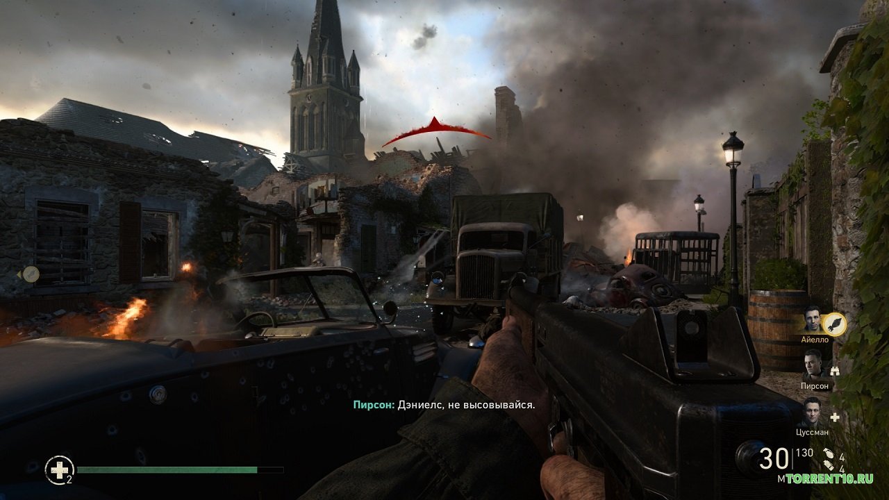 Call of Duty WWII Режим Зомби Мультиплеер — Скриншот №6