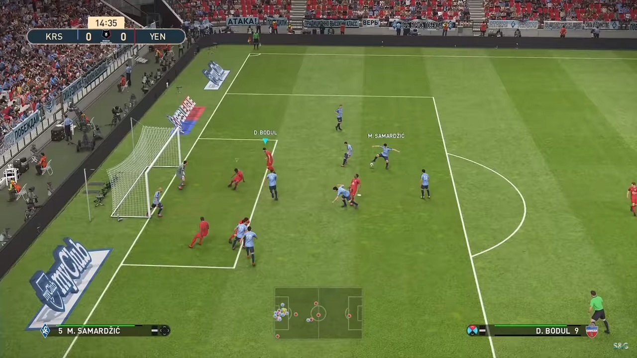Pro Evolution Soccer 2019 Механики — Скриншот №4 Pro Evolution Soccer 2019 Механики — Скриншот №4