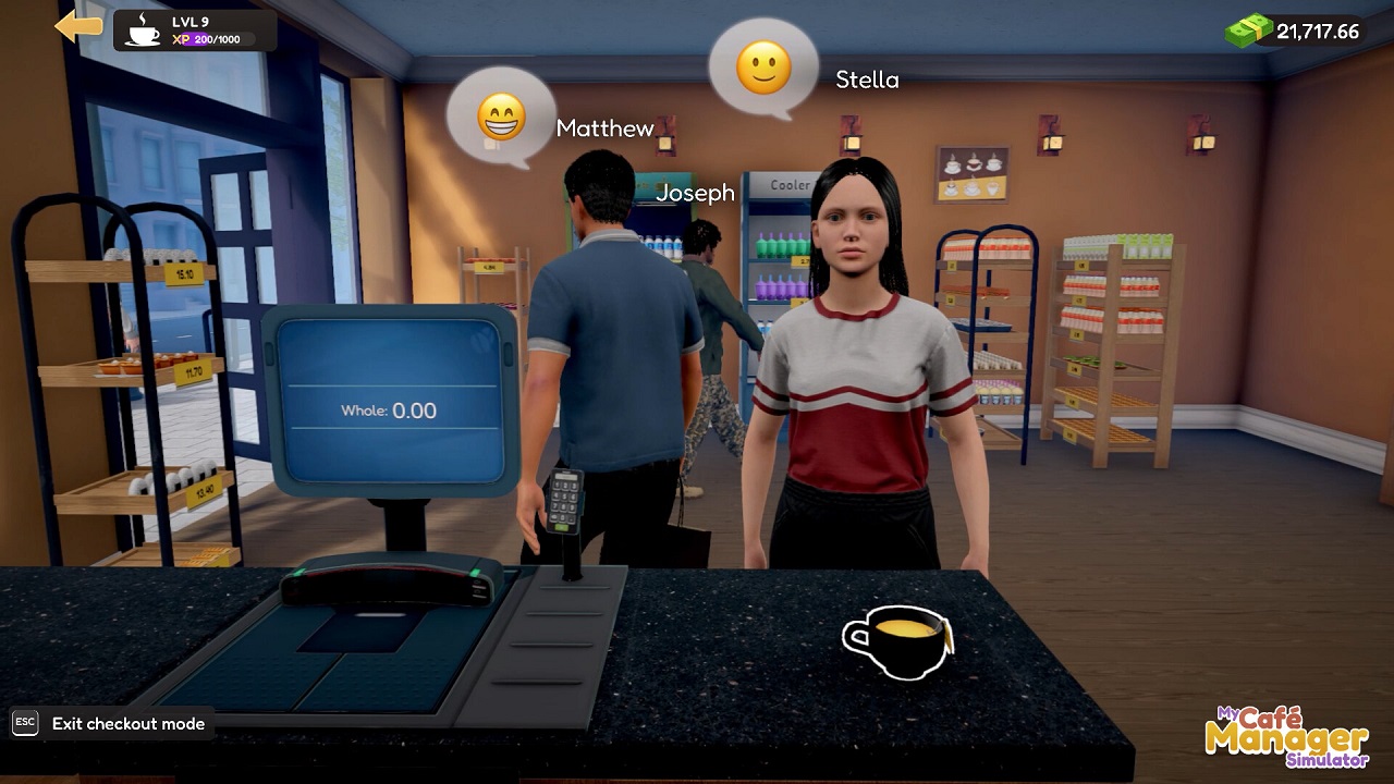 My Cafe Manager Simulator — Скриншот №3