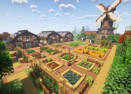 В Minecraft добавили Stardew Valley с торговцами, сезонами и мультиплеером