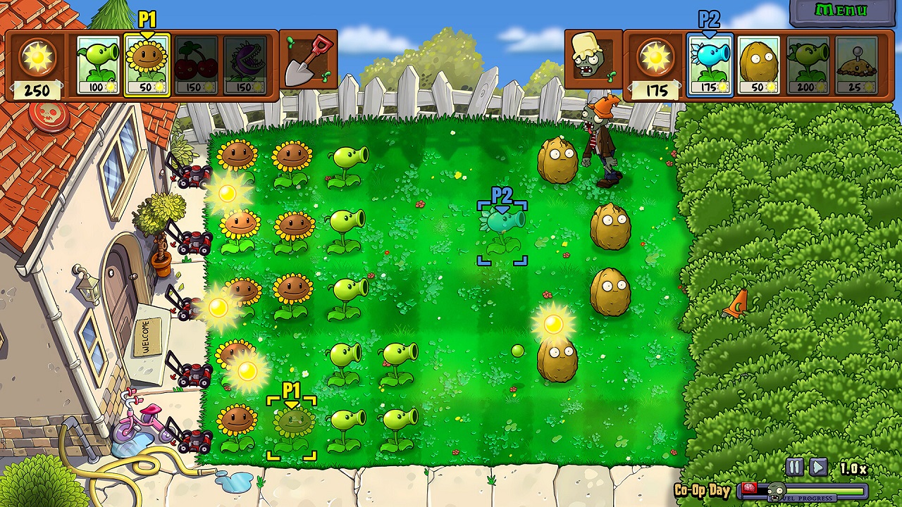 Plants vs Zombies Replanted — Скриншот №1 Plants vs Zombies Replanted — Скриншот №1