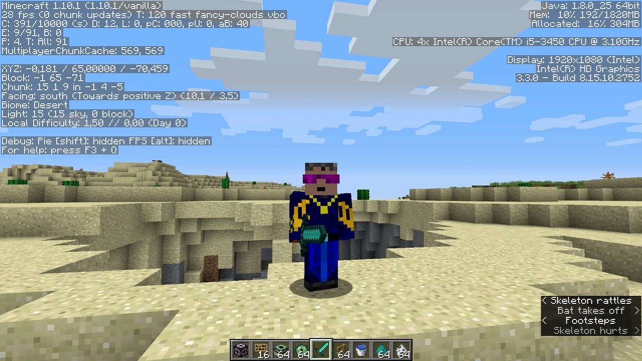 Майнкрафт 1.10.2 — Скриншот №1