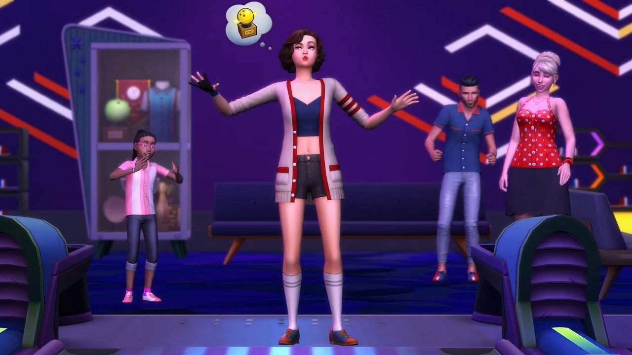 Симс 4 Вечер Боулинга — Скриншот №4