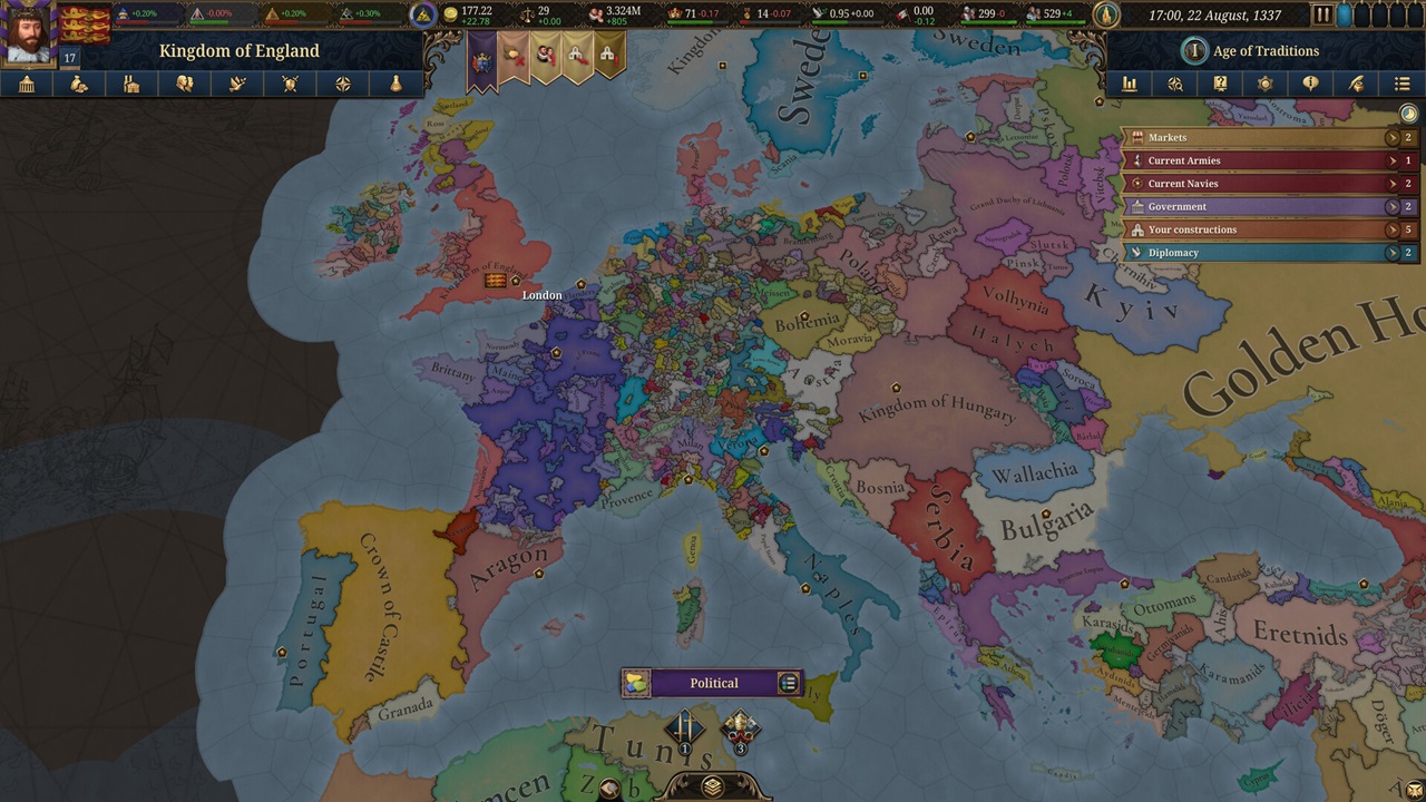 Europa Universalis 5 — Скриншот №5