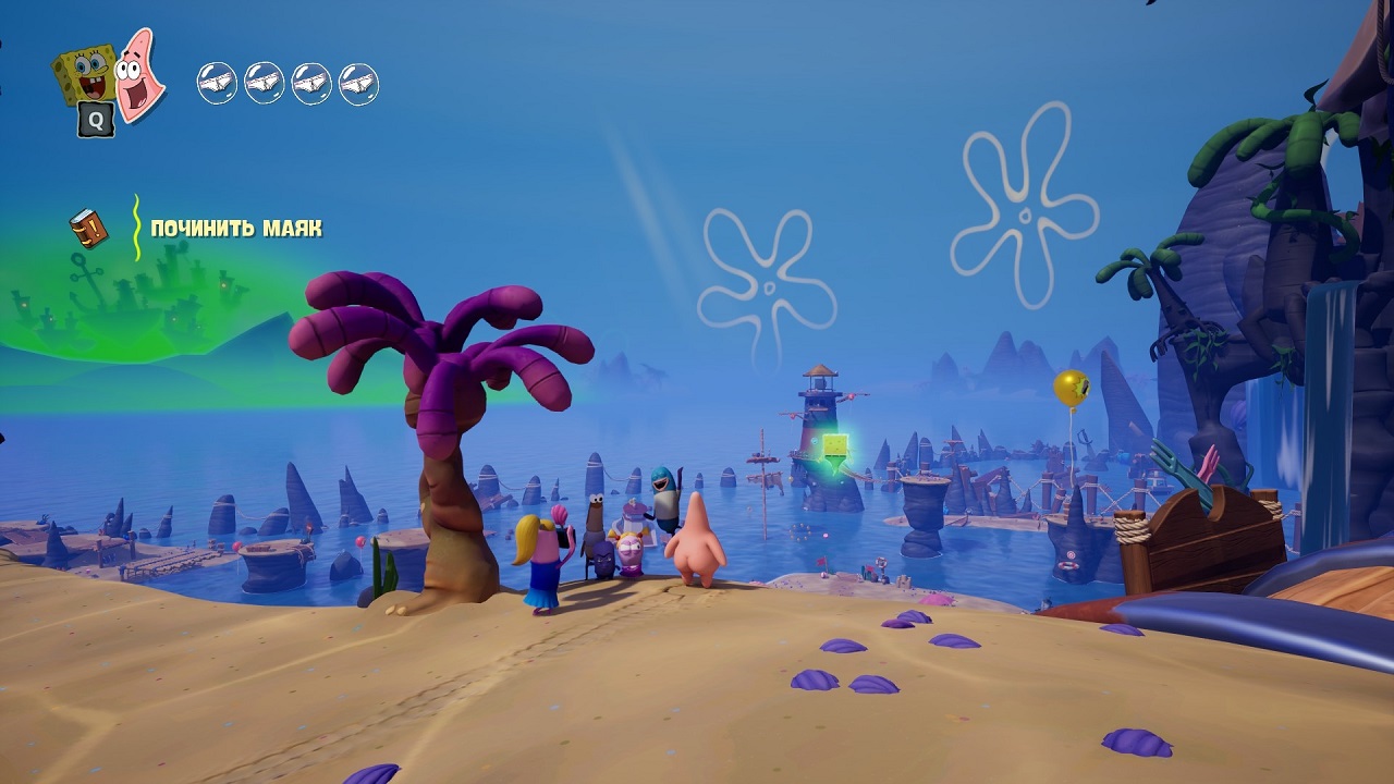 Губка Боб Квадратные Штаны Гиганты глубин — Скриншот №2