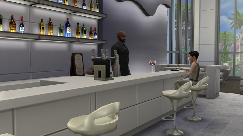 Симс 4 В ресторане — Скриншот №2