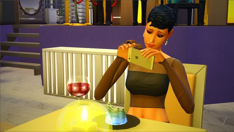 Симс 4 В ресторане — Скриншот №7