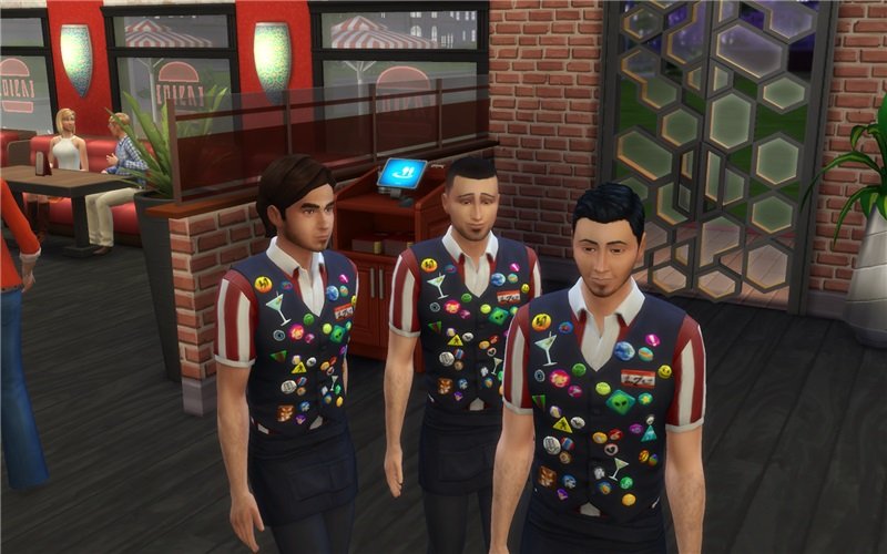 Симс 4 В ресторане — Скриншот №5