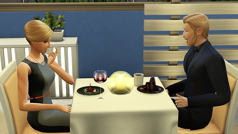 Симс 4 В ресторане — Скриншот №6