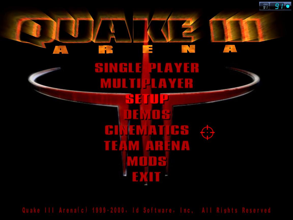 Quake 3 Arena русская версия — Скриншот №1